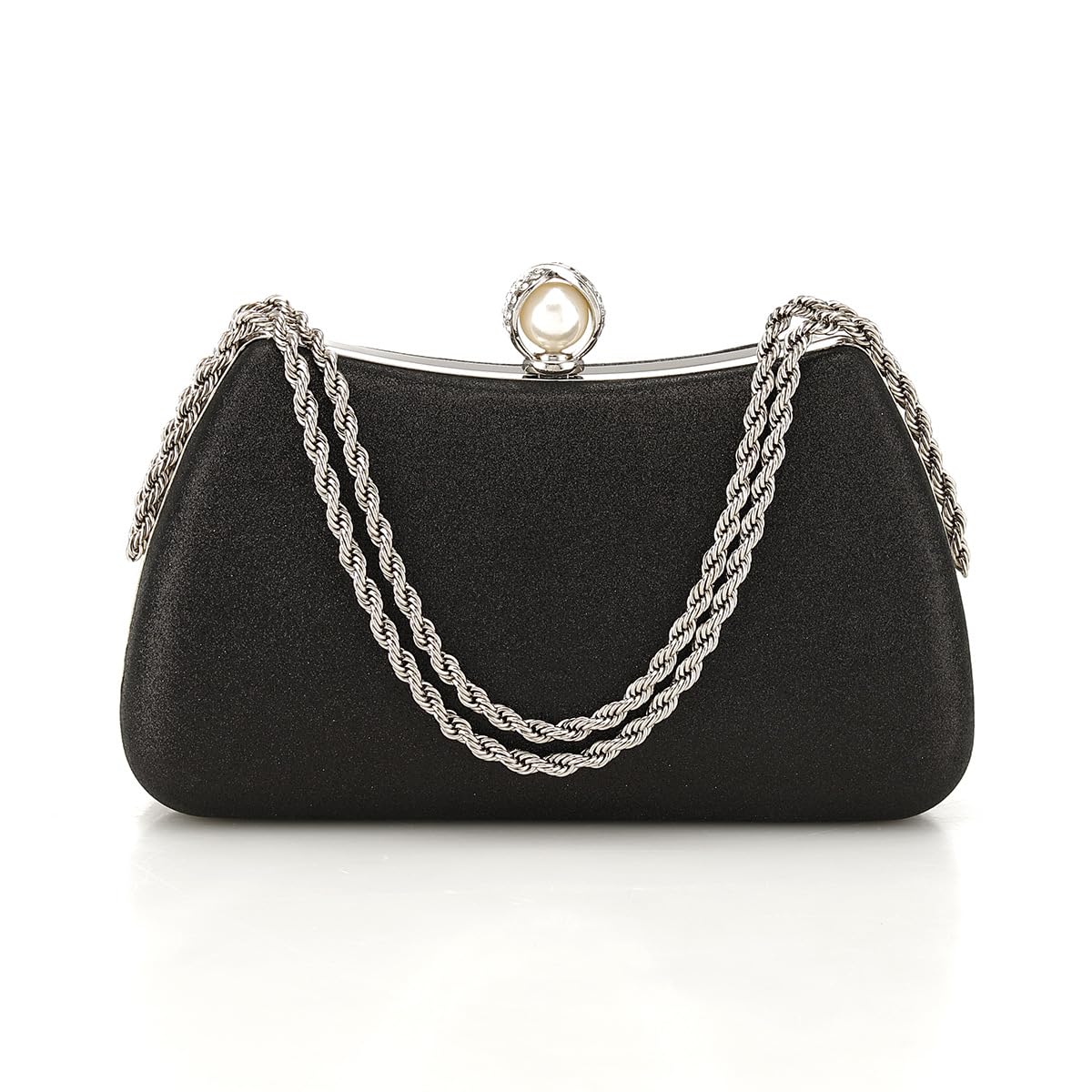 YYW Women Evening Bag Glitter Shiny Clutch Purses Handbags for Formal Wedding Party