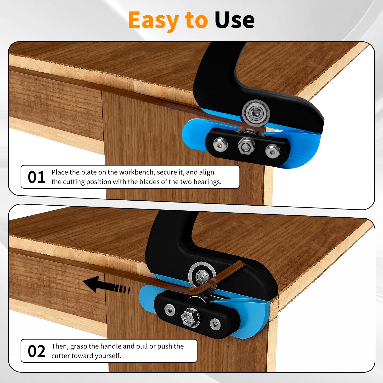 Outil De Coupe De Chant Professionnel Rabot à Placage Et Grattoir à Chanfrein Pour Bois Outillage Menuiserie Pour Plans De Travail Meuble Armoire Crafting Laminate