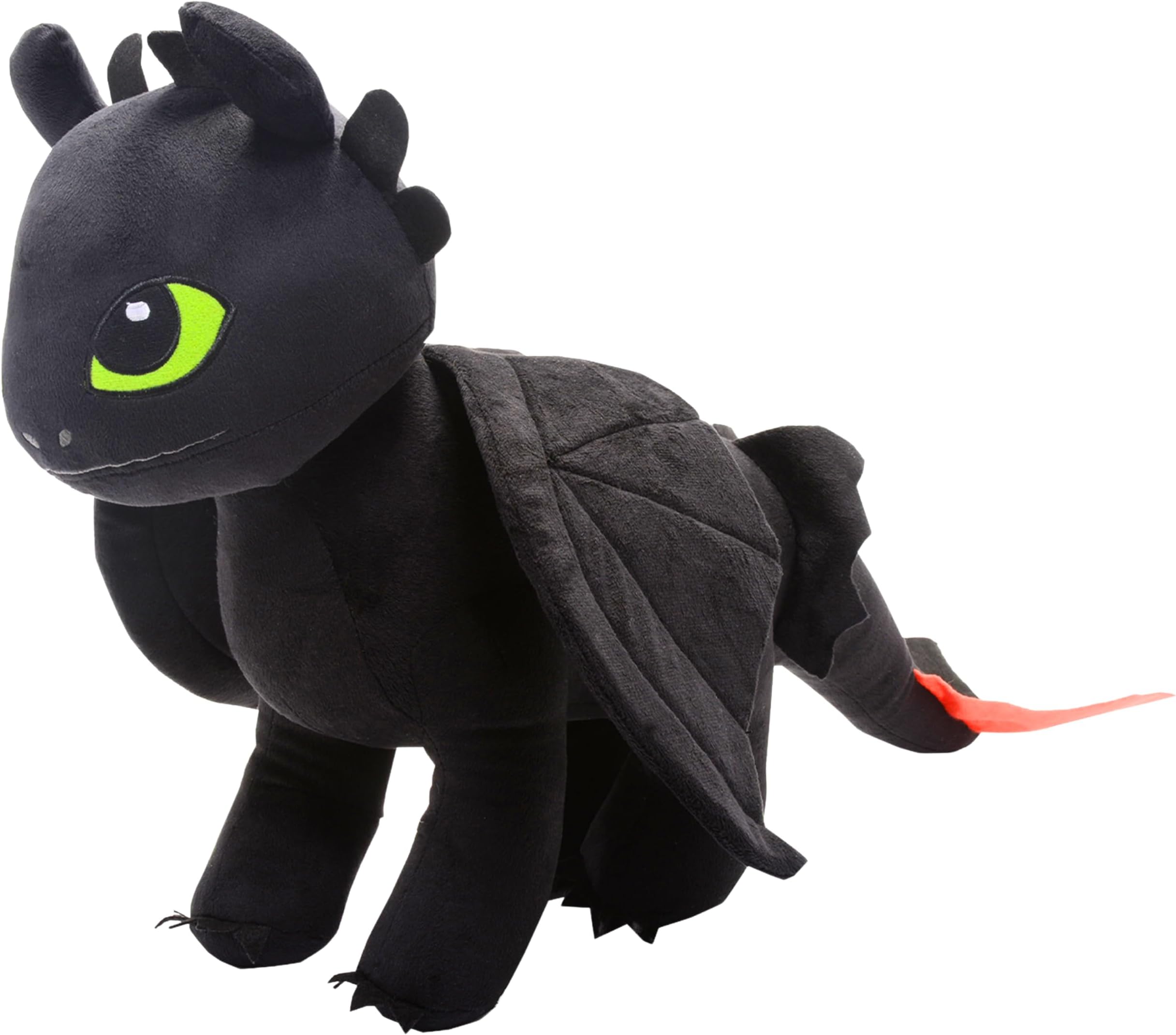 Franco Kids Bedding Super Soft Plush Cuddle Pillow Buddy, One Size, How To Train Your Dragon Toothless, Black