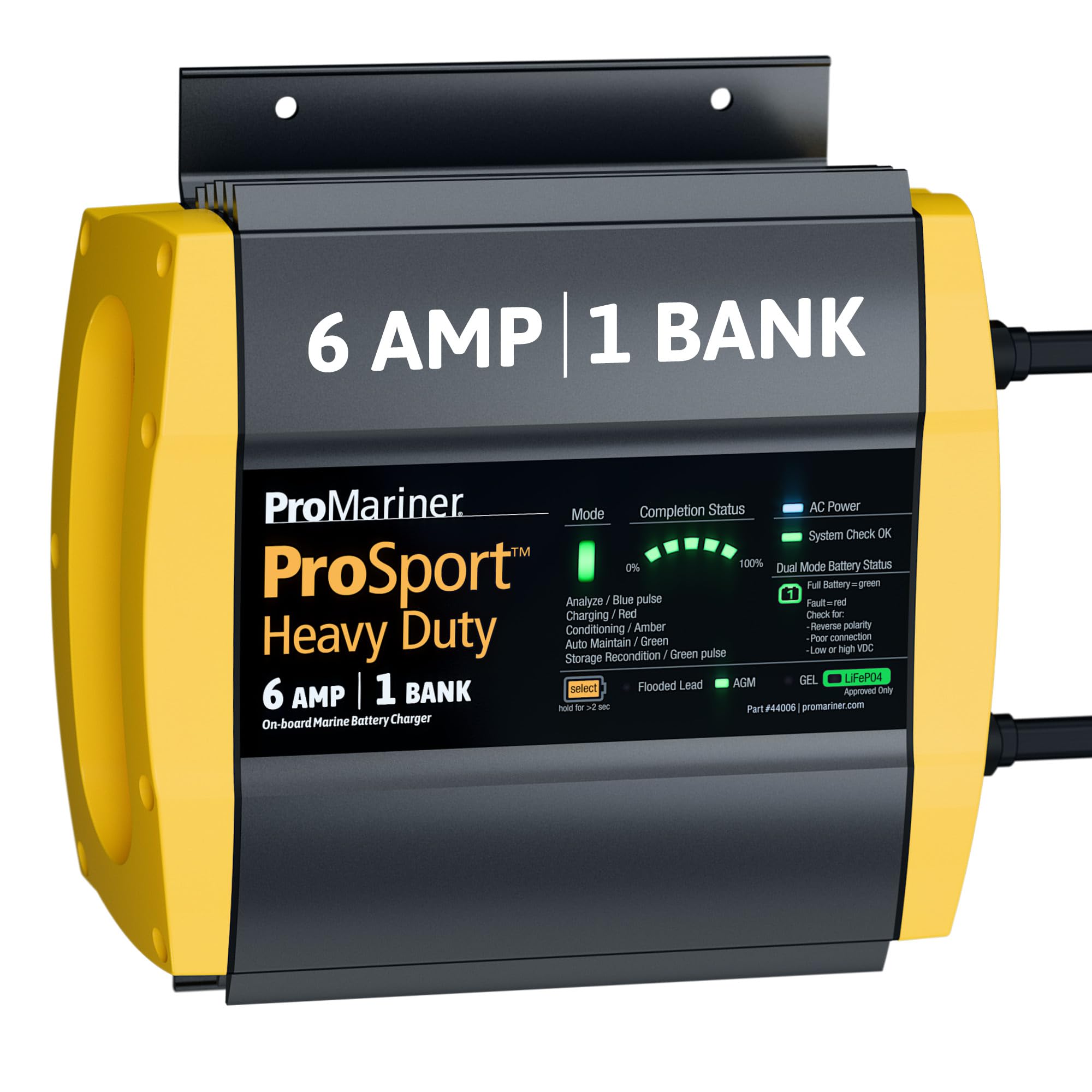 ProMariner ProSport HD 6A 1-Bank Waterproof Onboard Battery Charger