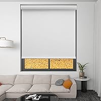 Vista 1 de Changshade Persiana enrollable opaca personalizada, persianas enrollables para ventana con control de luz de privacidad, protección UV, aislamiento