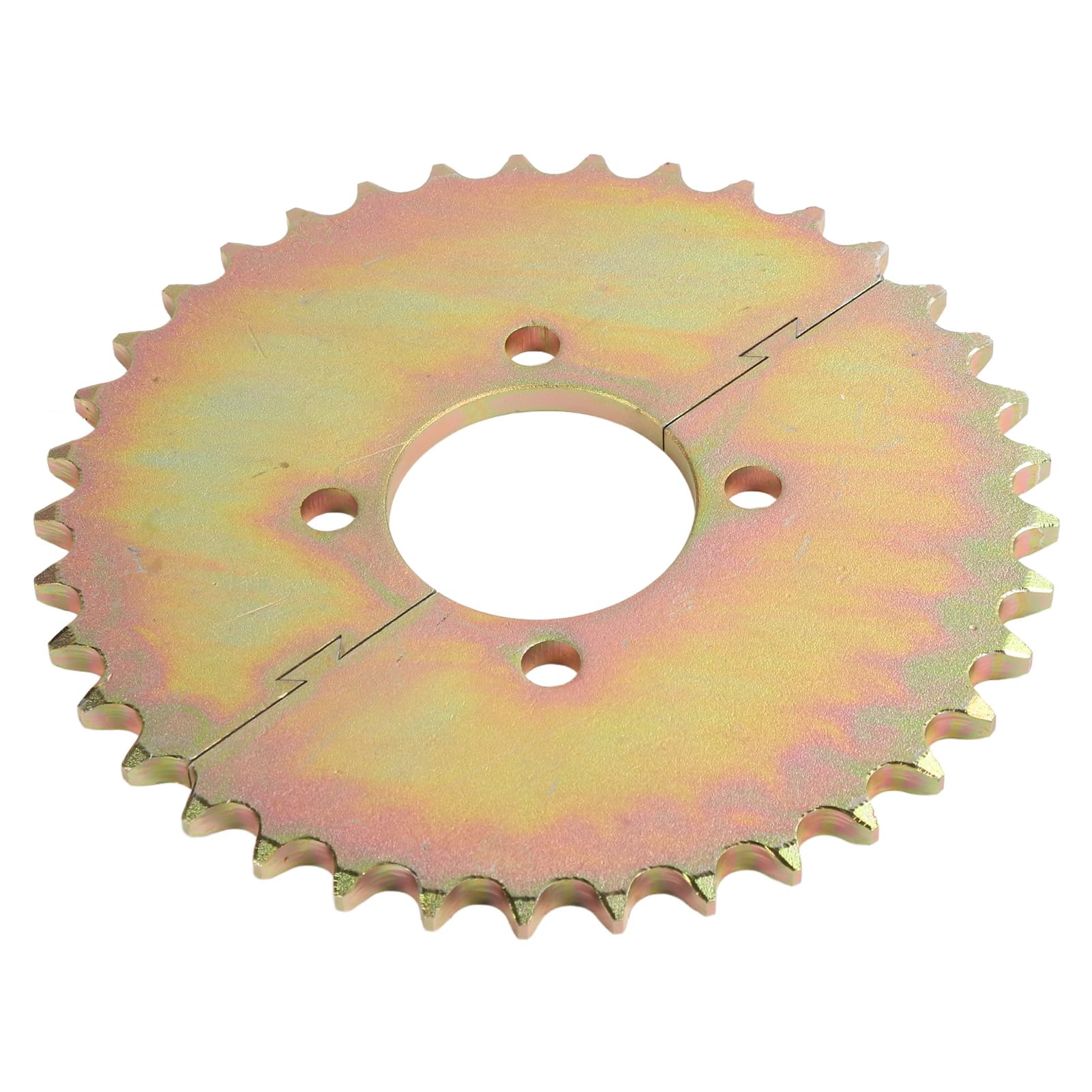Pignon de chaîne séparable 530 37T, pignon de Kart en Acier, pièce de Modification de VTT à 4 Trous de 58 mm, pignon de pignon Durable à 37 Dents pour des Performances et Une