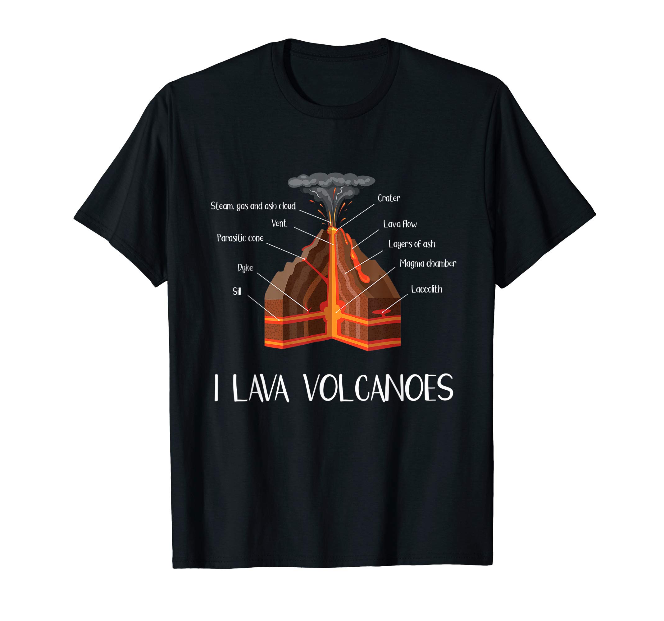 Earth Magma Gifts Co.Earth Magma T-Shirt Lava Volcano Geology Science Gift Kids T-Shirt