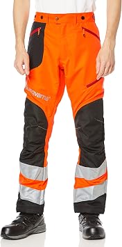 Husqvarna Zenoah B&T Pants Hi-Vis M 50 Workwear 597246250 Orange/Grey