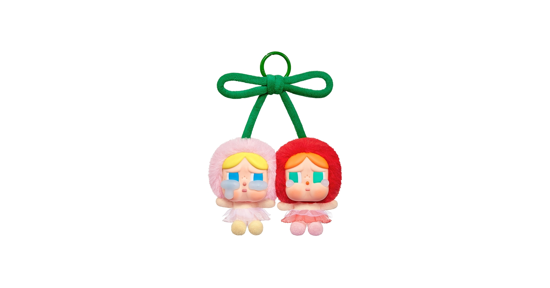 POP MART CRYBABY Crying For Love Plush Pendant Love You Cherry Much ポップマート　クライング　フォー　プラッシュペンダント　チェリーマッチ 2025SS 正規品 新古品【中古】 POP-MART Crybaby Crying For Love Plush Pendant Love You