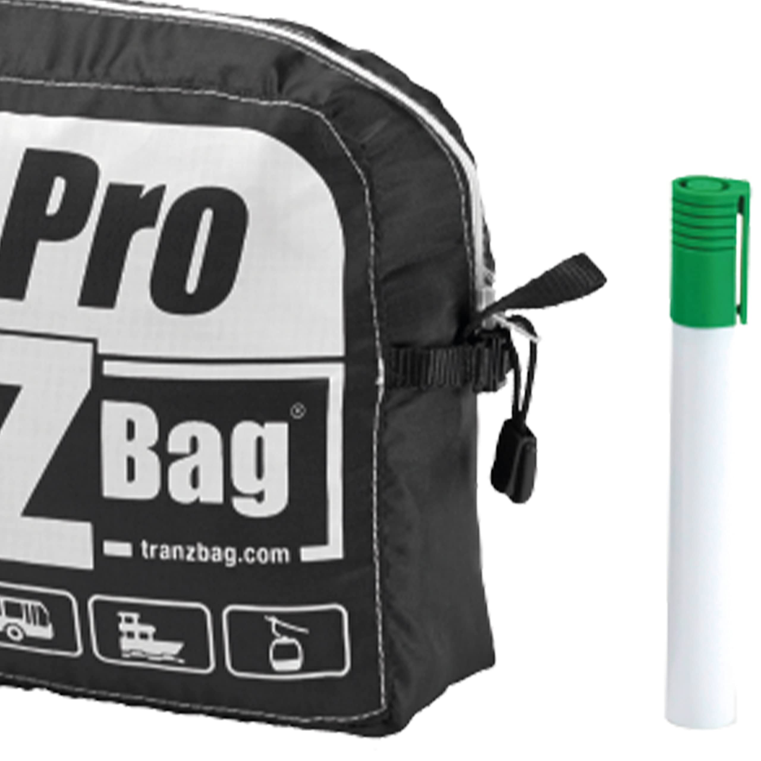 Borsa per il trasporto di biciclette TranZbag PRO, protezione per il trasporto di ruote da 26" a 29+" (pieghevole, dimensioni minime, tracolla, uso universale, doppia cerniera), Nero