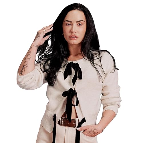 Amazon Essentials (Demi's Pick) Women's Regular-Fit Long-Sleeve Tie Front Cardigan with Bows - X-Large - Oatmeal Heather