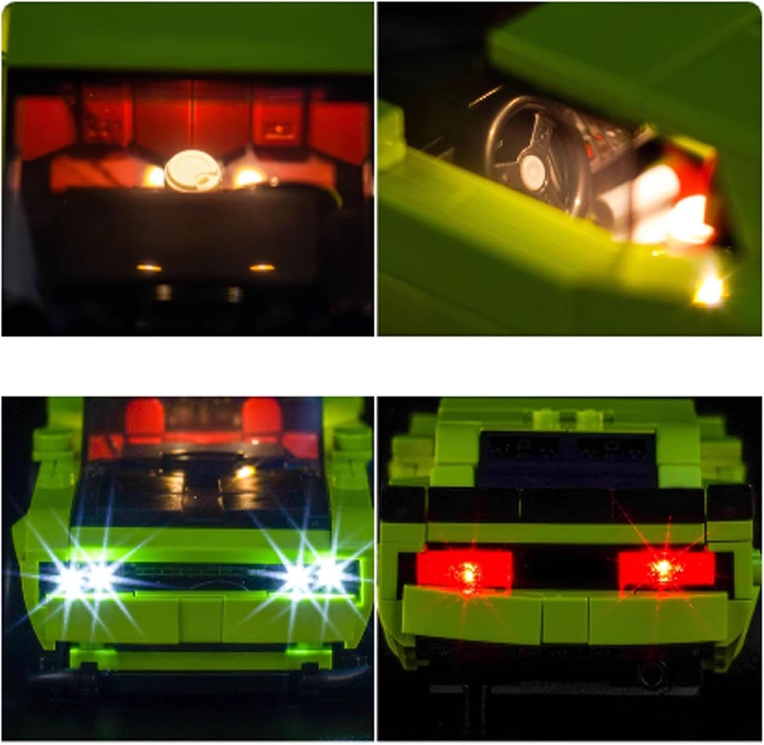 LED Lighting Kit Compatible with Lego 77237 Sports Car Series LED Light Set (Model Kit Not Included - Lighting Components Only)