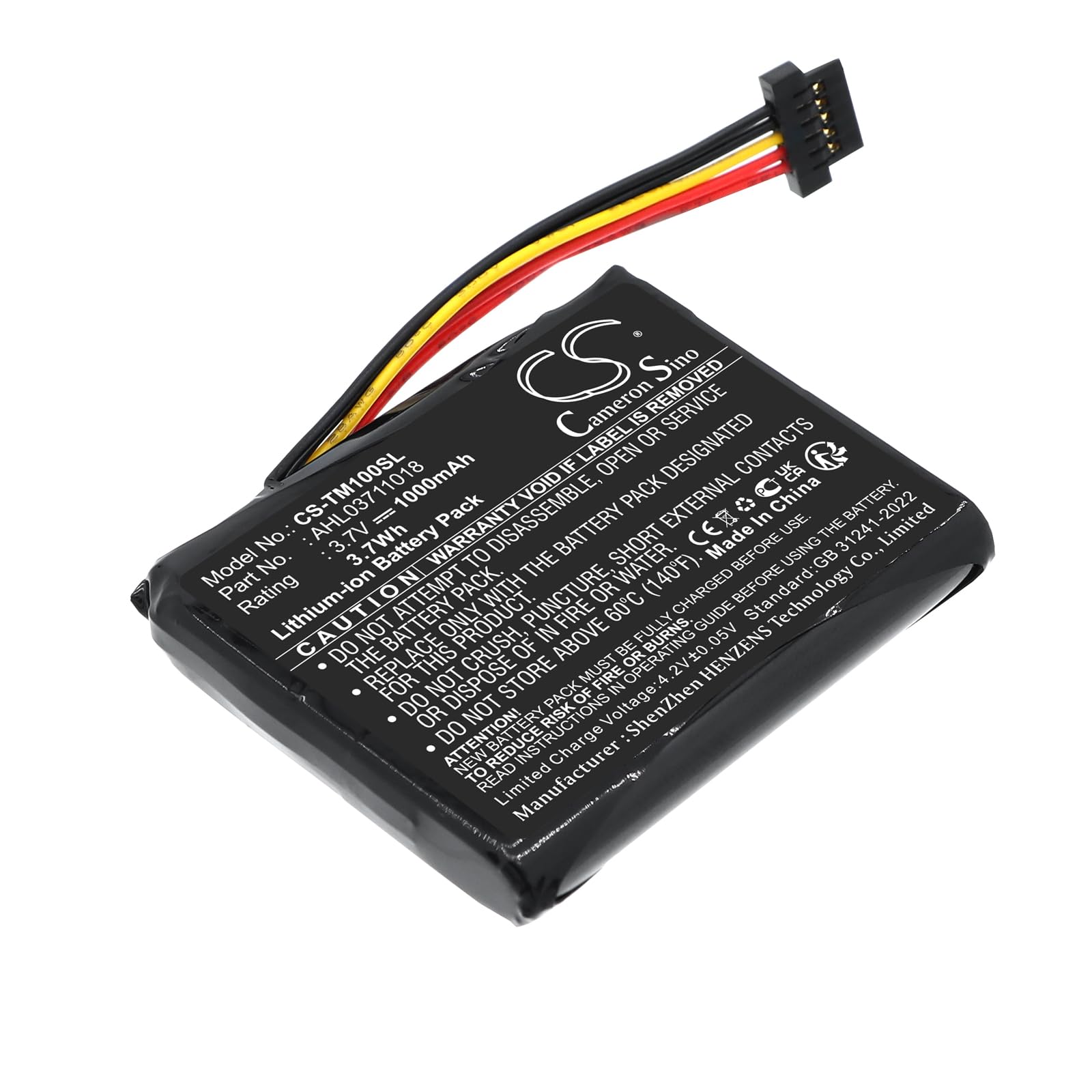1000mAh GPS Replacement Battery,Compatible with 4CS0.002.01,Go 1000,Go 1000 Live,Go 1005,Go 2405M,Go 2405T,Go Live 1000,Go Live 1000 Regional,Go Live 1005,Go Live 2050,Go Live 2050 World