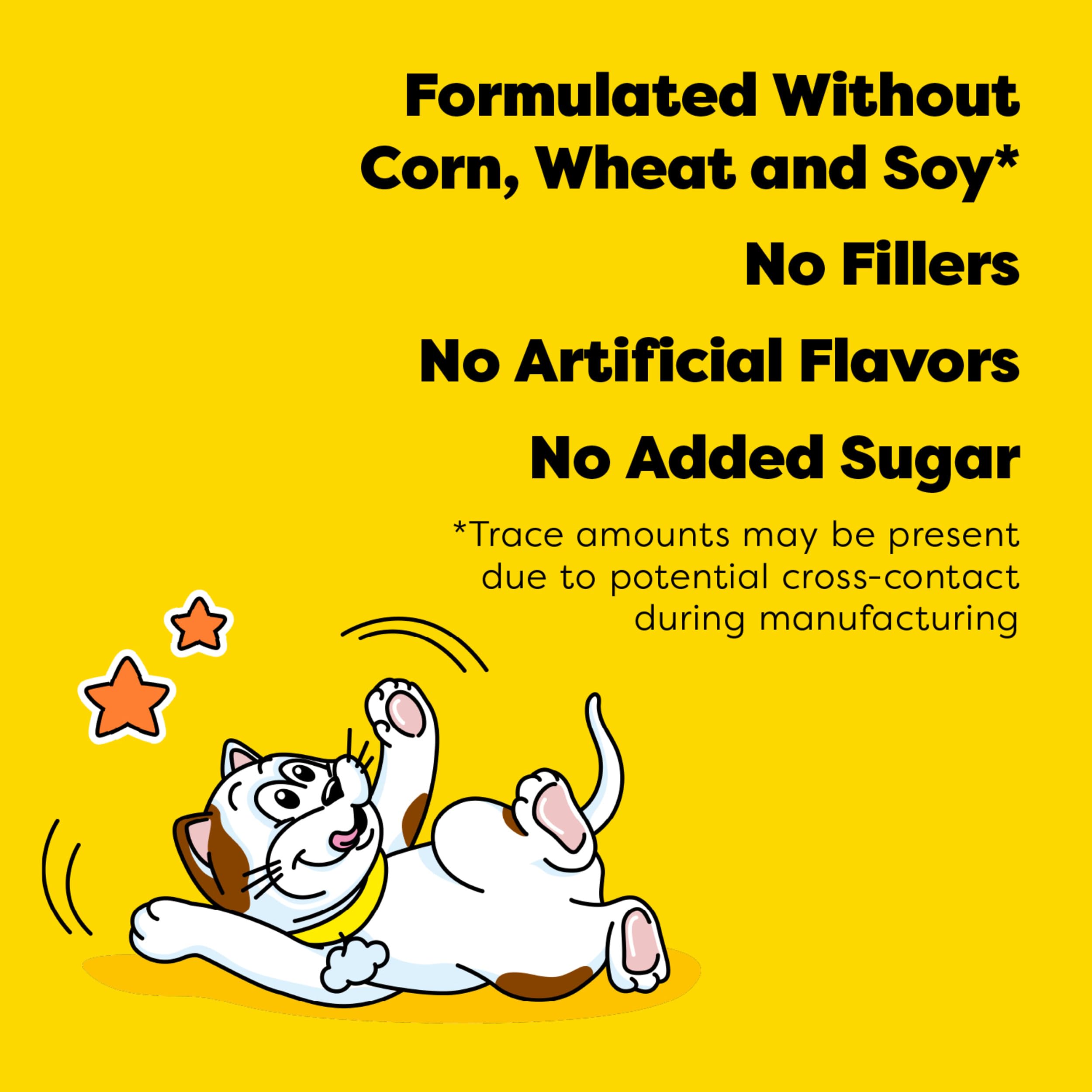 Temptations Lickable Puree Kitten Cat Treats Chicken & Salmon 24 Count | Chicken & Salmon DHA supports brain development high moisture for hydration under 15 calpouch no added sugar or filler product thumbnail 8