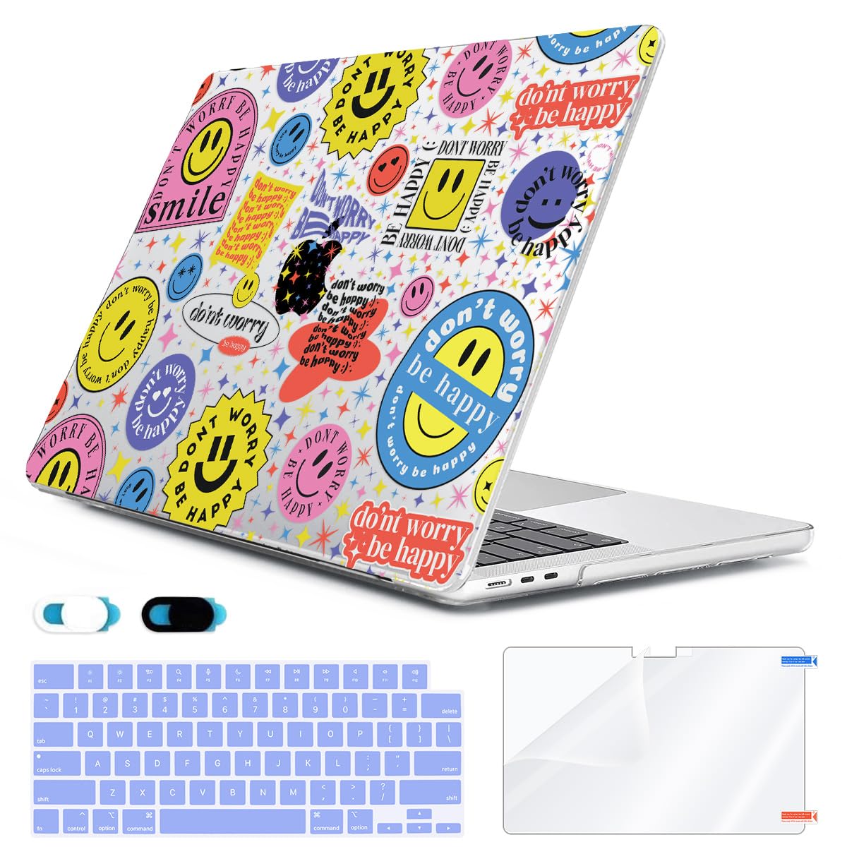 HOHAIYOO Compatible with 2025 2024 2023 2022 MacBook Air 13 inch Case M4 A3240 M3 A3113 M2 A2681