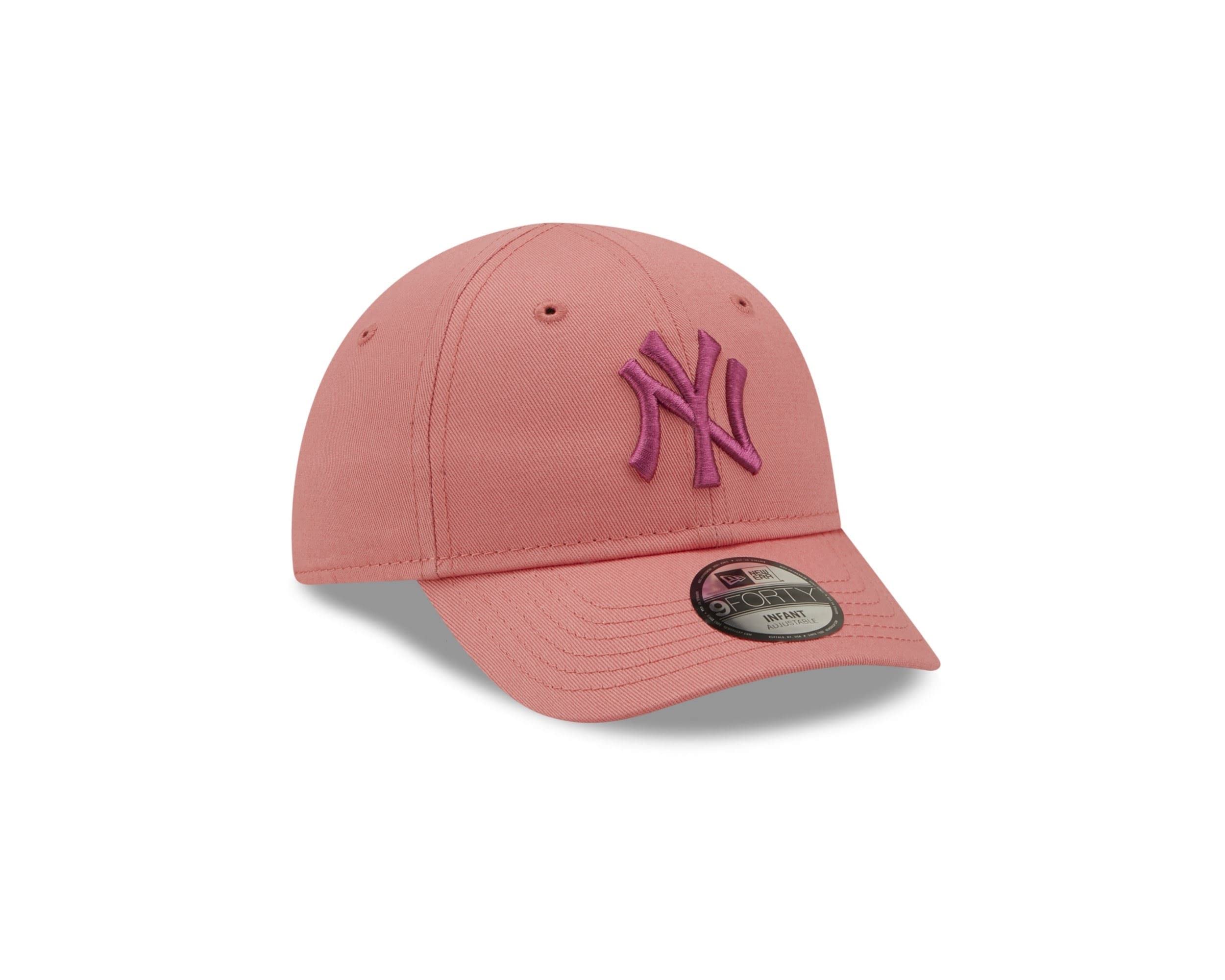 New Era York Yankees MLB League Essential Pink 9Forty Infant cap