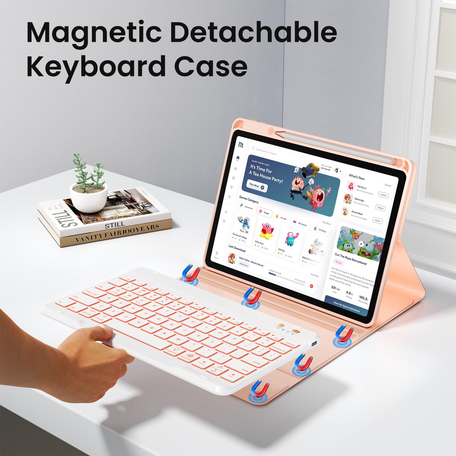 Amazon.com: Keyboard and Case for iPad 7th/8th/9th Generation 10.2