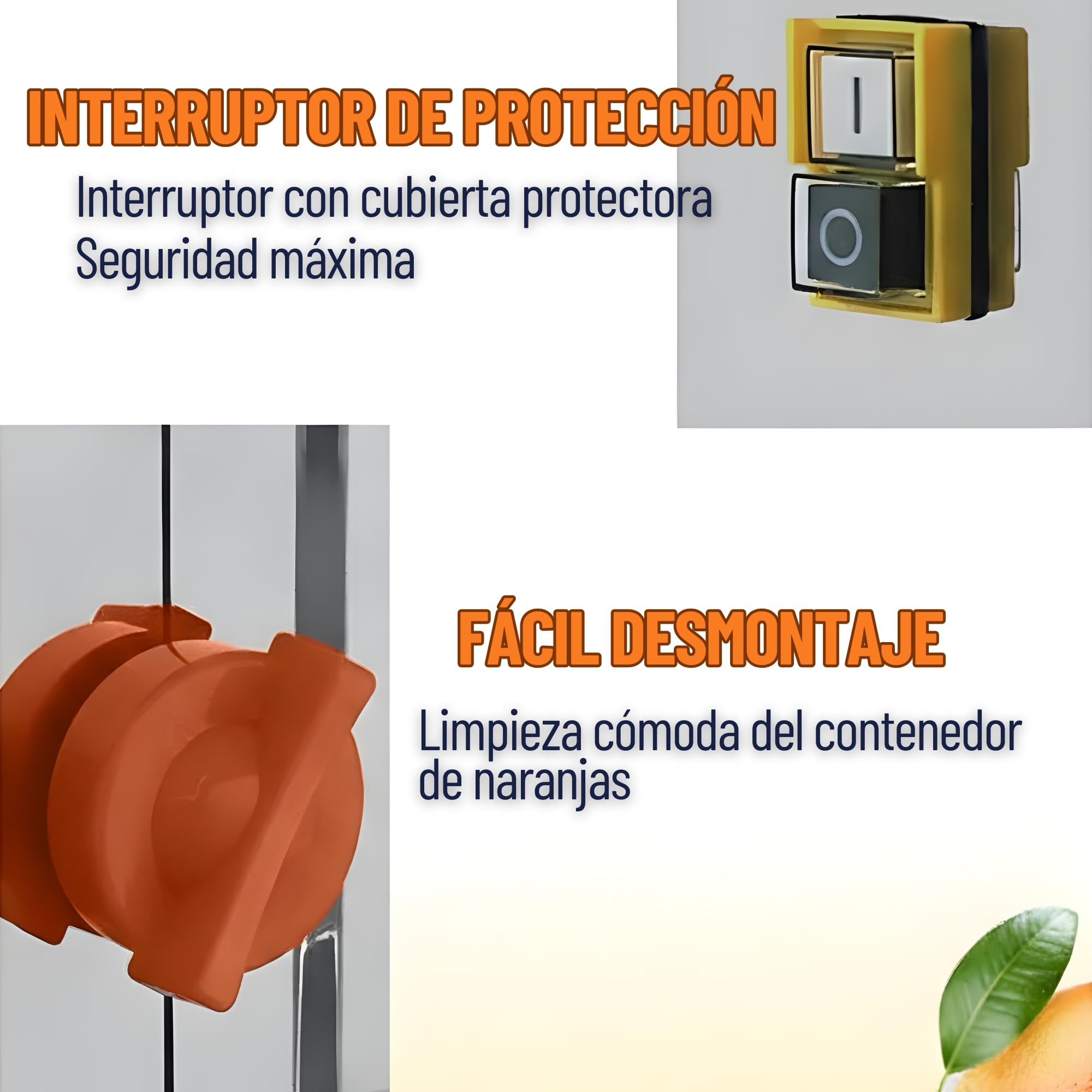 Exprimidor de Naranjas Automático Profesional 20 Naranjas/Min – Exprimidor Eléctrico Industrial en Acero Inoxidable, 200 W, Uso Hostelería