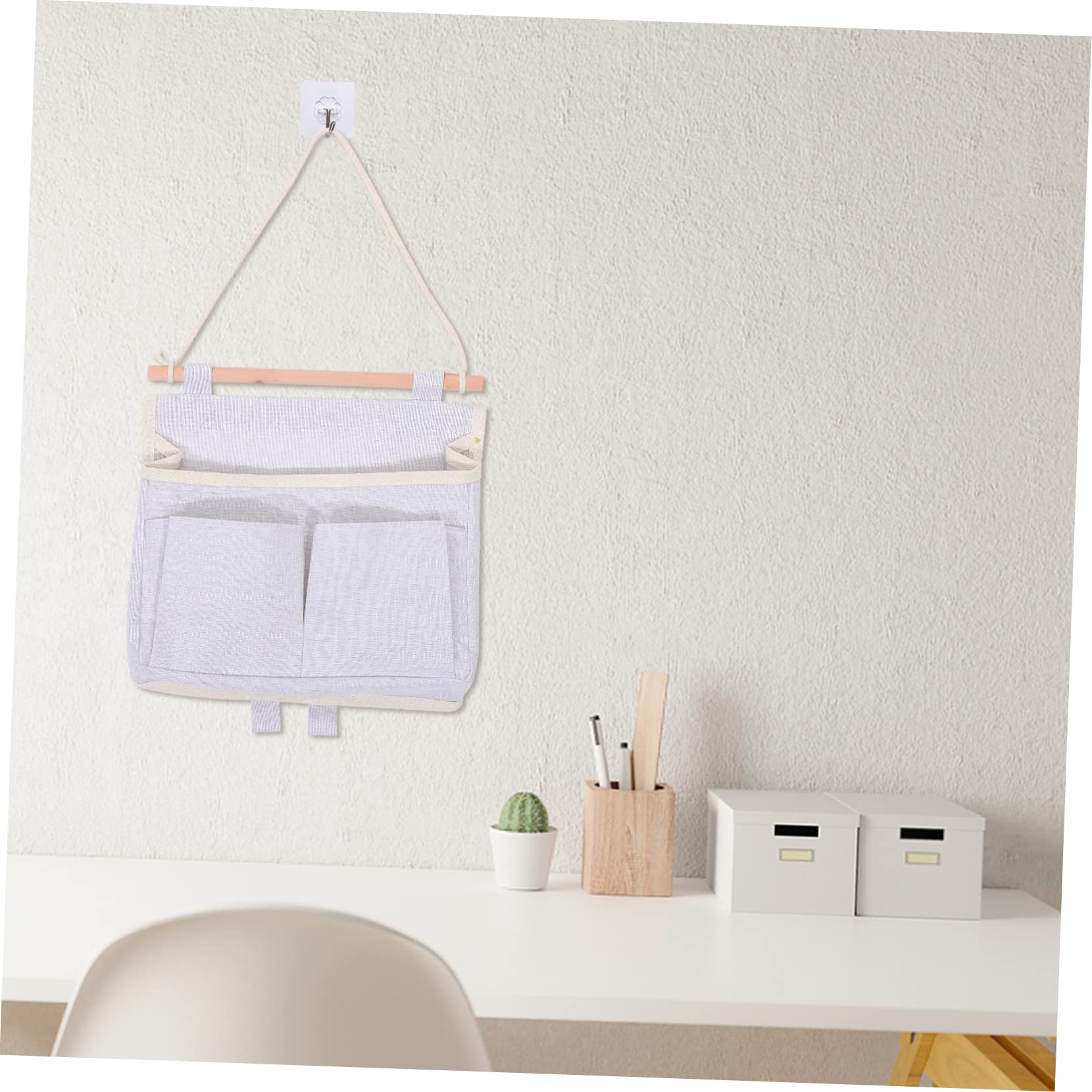IMIKEYA 5 Pièces De Rangement Mural Organisateur De Téléphone Panier De Bébé Organisateur Mural Suspendu Pochette De Rangement De Garde-Robe en Tissu Paniers Outils De Stockage