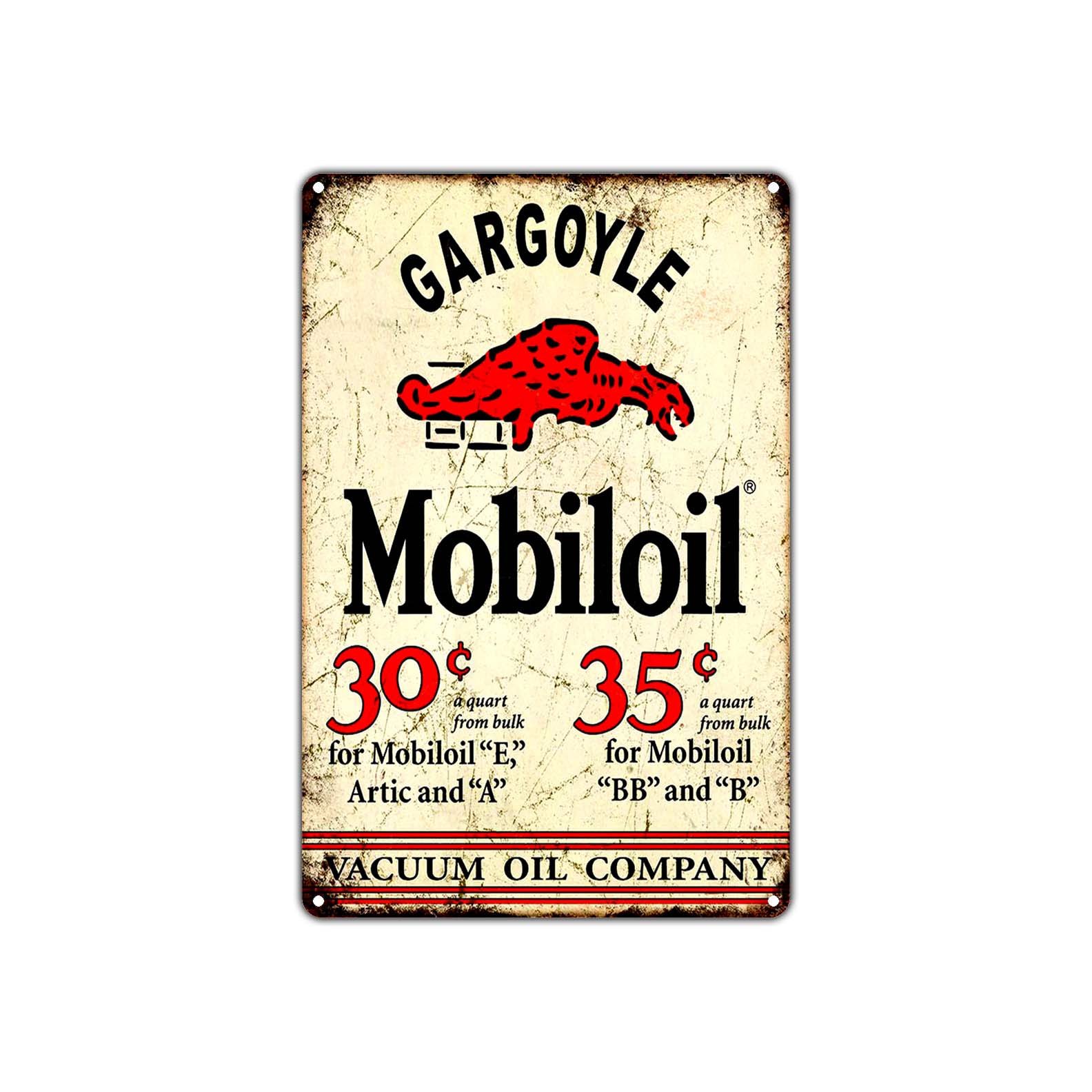 MOBILOIL看板 Amazon.com: Gargoyle Mobiloil Vacuum Oil Company Novelty