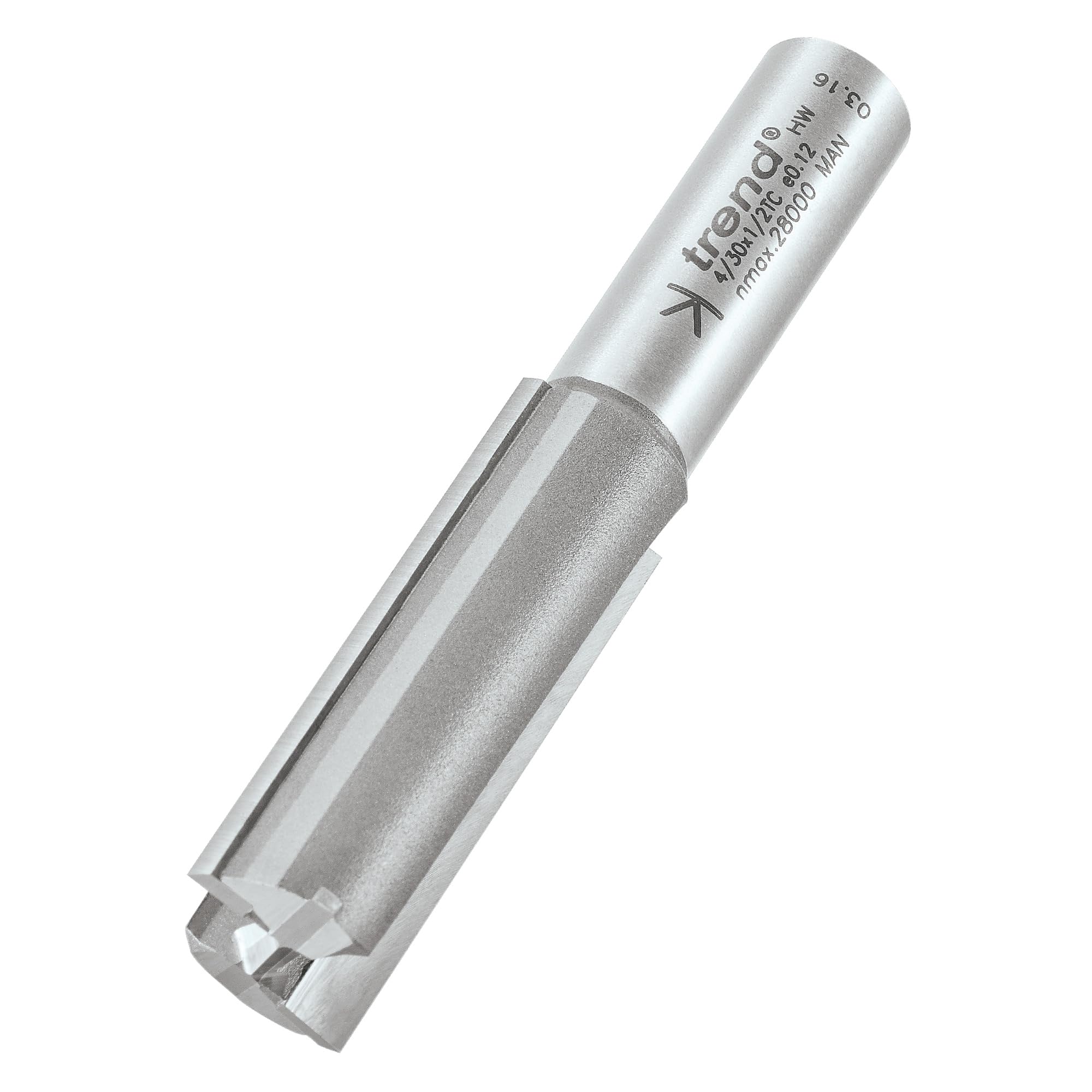 TREND PRO 4/30 TCT 18mm STRAIGHT ROUTER CUTTER BIT 1/2"" SHANK