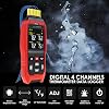 Thermocouple Thermometer Data Logger 4 Channels Digital K Type Thermometer, Real-Time Data Logging, Temperature Data Logger, 5000 Groups Record, Audible/Visual Alarms, Wide Range -328~2501°F