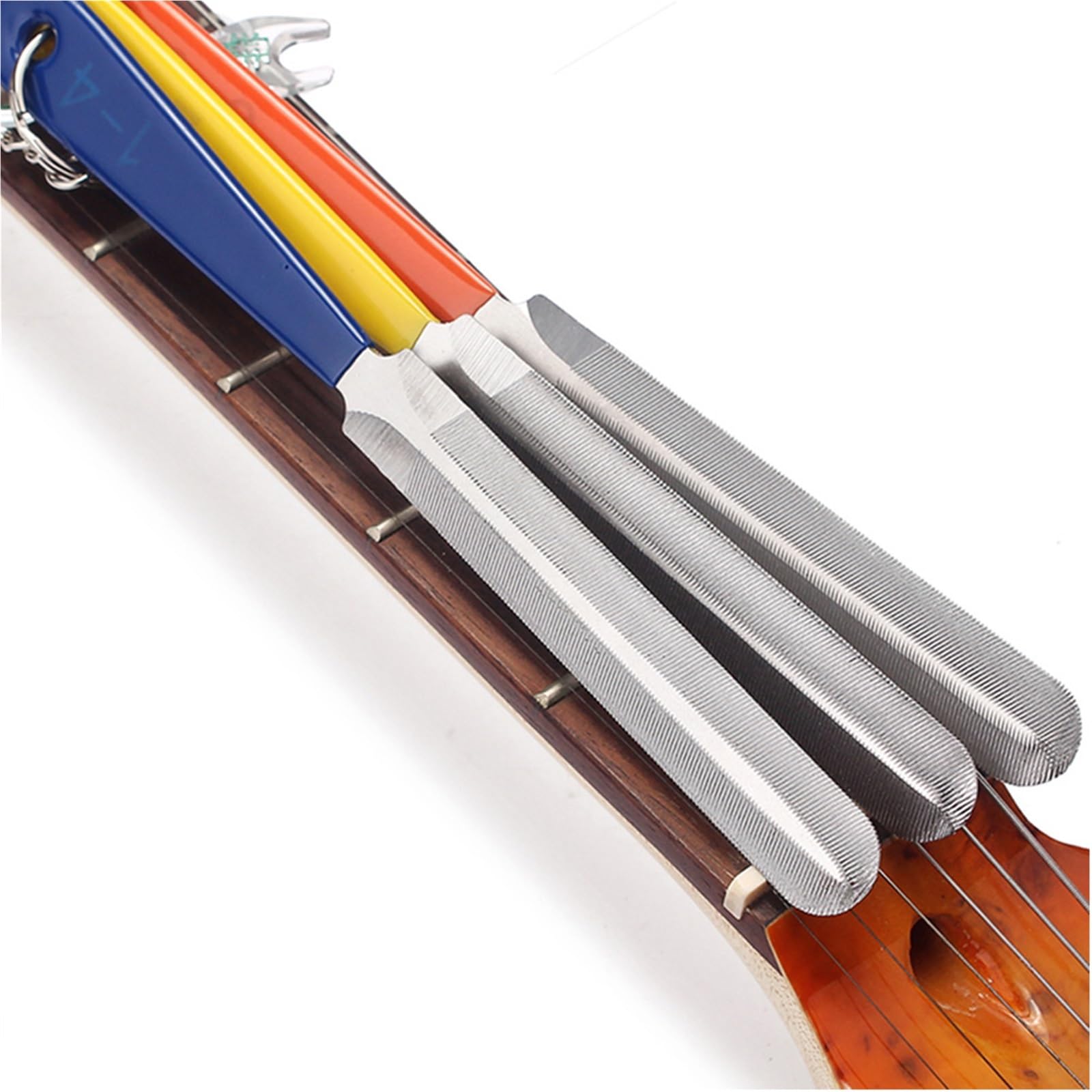 Strumenti per chitarra Per Scanalature Per Chitarra Levigatrice Per Per Dadi Lima Set Di Strumenti Per La Regolazione Delle Corde