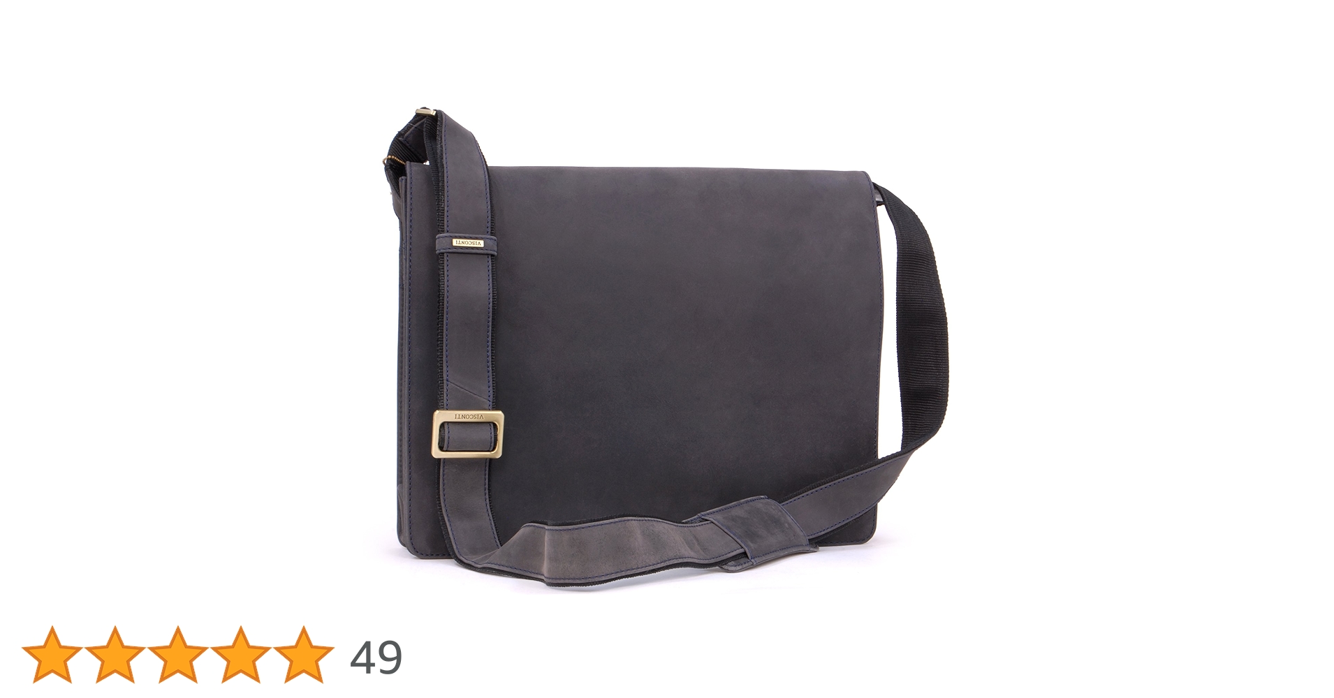 Amazon | ViscontiレザーA4レザーメッセンジャーバッグ（18548