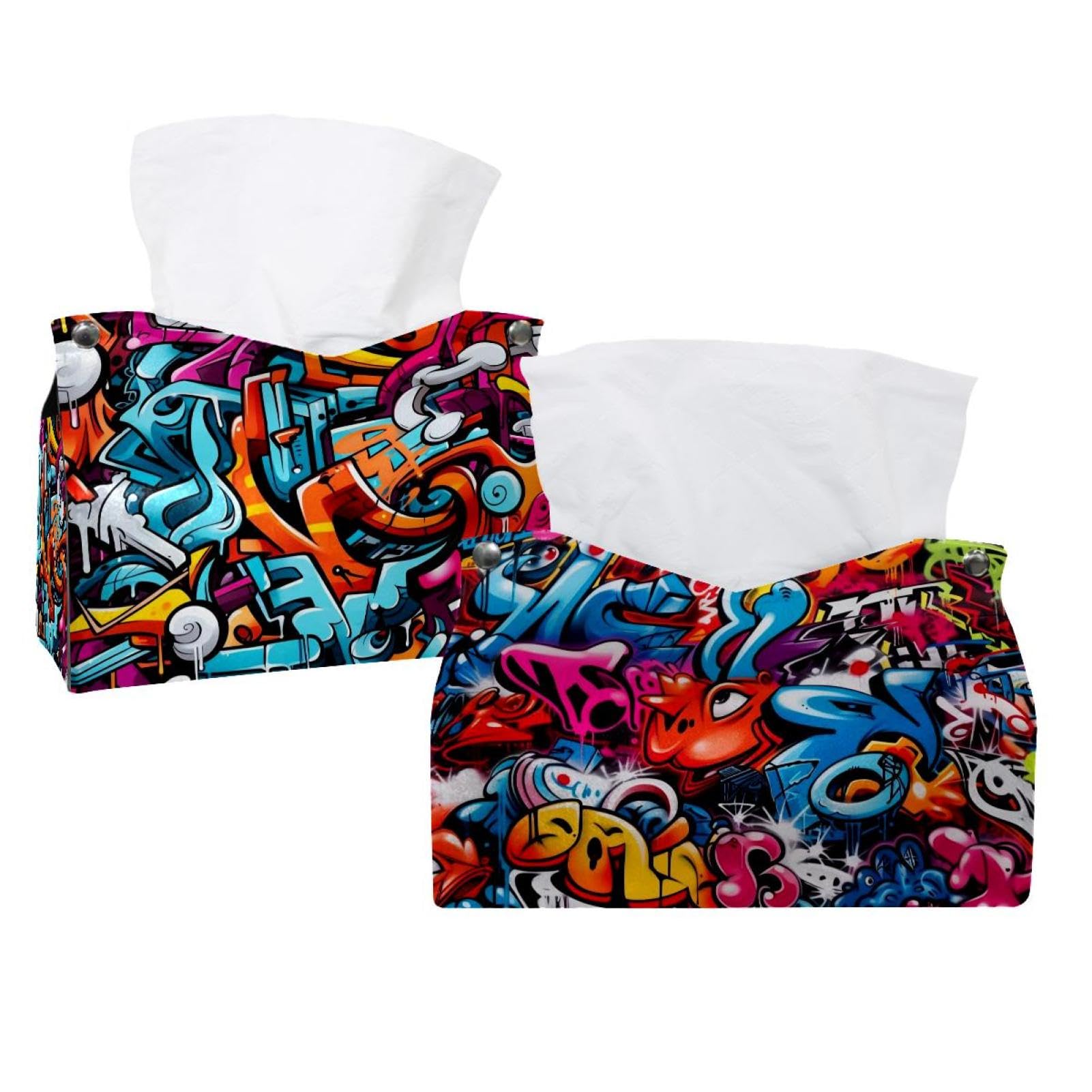 Boîte à mouchoirs par 2 pour salle de bain et table de nuit en distributeur élégant