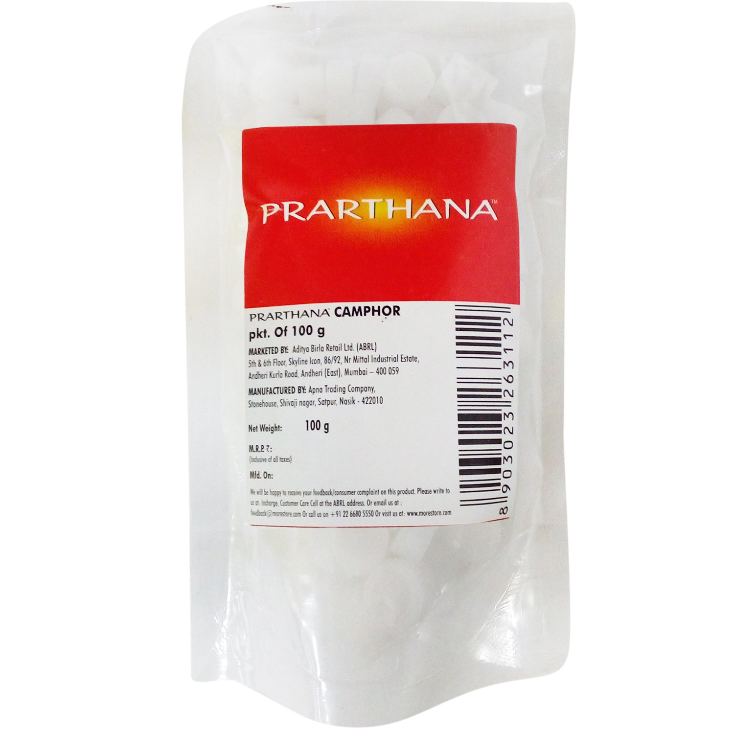 Prarthana Camphor, White, 100 Gram-picture-27