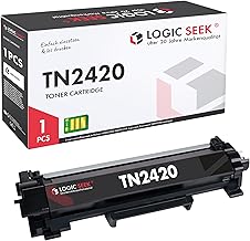 Logic-Seek Toner compatible WITH CHIP for Brother TN-2420 TN-2410 HL-L2310D L2350DW L2357DW L2370DN L2375DW DCP-L2510D L2530DW L2537DW L2550DN MFC-L2710DN L2710DW L2730DW L2750DW - Black 3.000 Pages