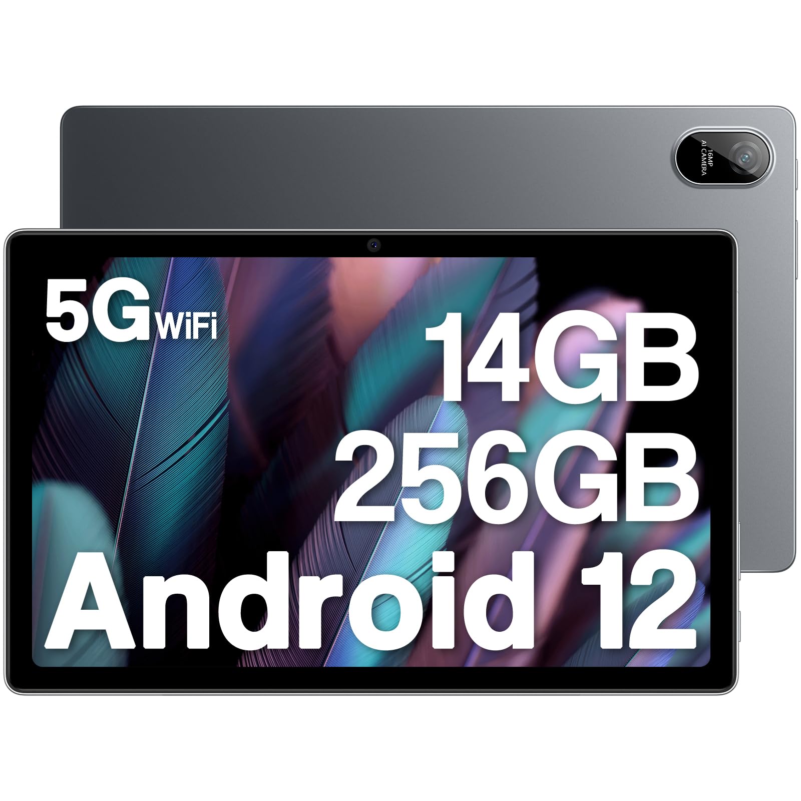 10 inch Tablet Blackview Tab11WIFI 14+256GB/1TB TF, 10.36 inch 2000×1200 FHD+IPS Display, 5G WIFI Tablets, 16+16MP Camera Android 12 Tablet, 8380mAh 18W Fast Charger,