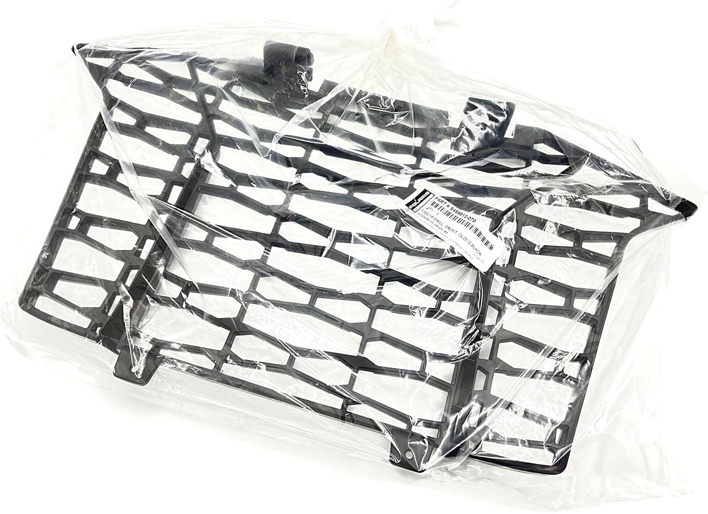 Polaris RZR Fascia Grill, Front, Gloss Black, Genuine OEM Part 5456612-070, Qty 1