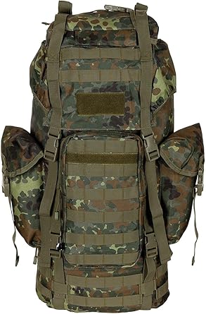 Sac à Dos Tactique MFH 65L – Molle – HDT Camo FG – Neuf