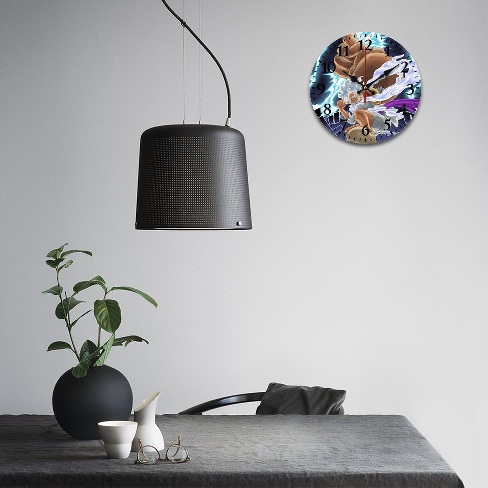 Amazon.co.jp: 掛け時計 ワンピース ONE PIECE ルフィ 壁掛け時計 時計