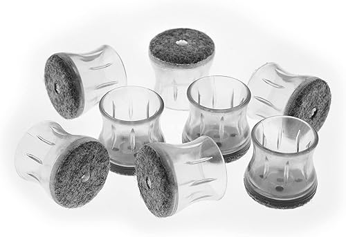 Miniatura 7 de Slipstick GorillaFelt CB182 - Protectores de suelo para patas de silla para suelos de madera, almohadillas de fieltro de funda transparente para