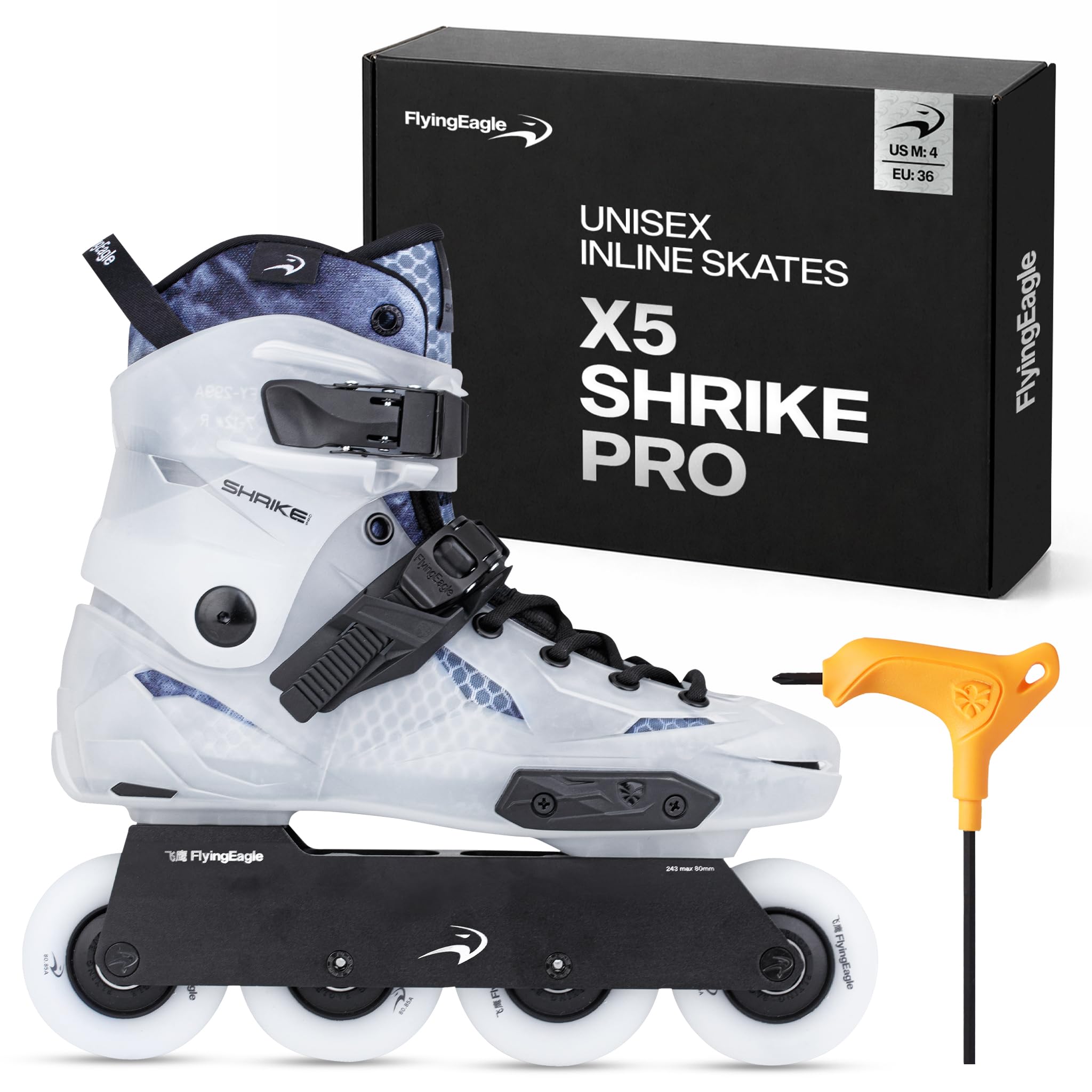 FlyingEagle X5F Spectre &amp; X5 Shrike Pro Inline Roller Skates, Men &amp; Women