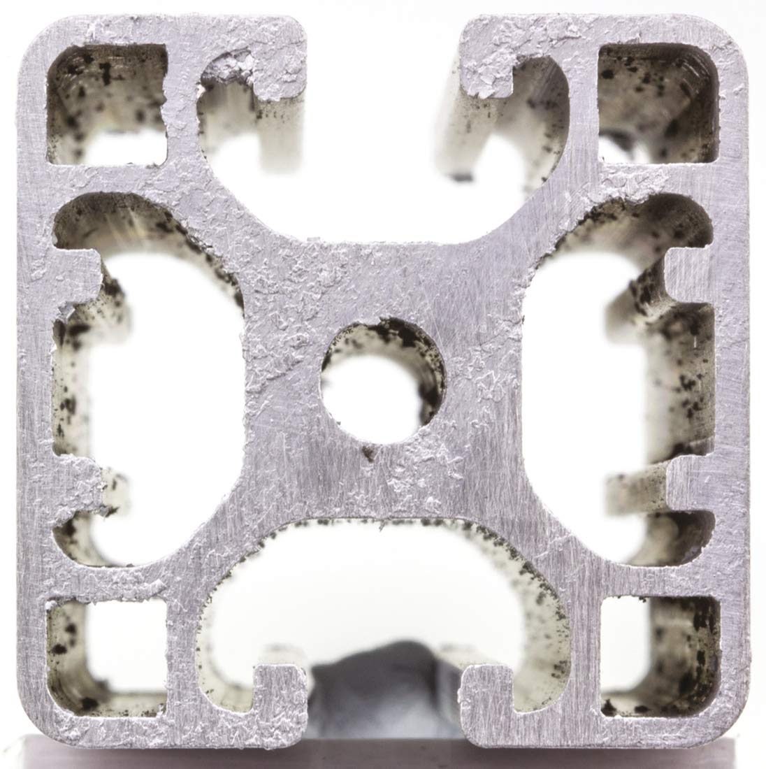RS PRO Profilo in alluminio serie 2, 40 x 40 mm, 2 scanalature 8 mm, lunghezza 2000 mm