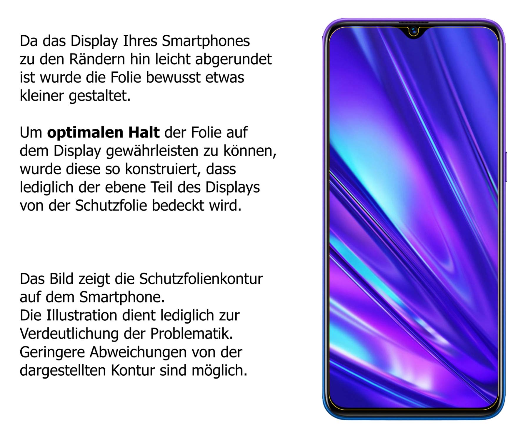 dipos I Pellicola Protettiva Compatibile con Oppo Realme 5
