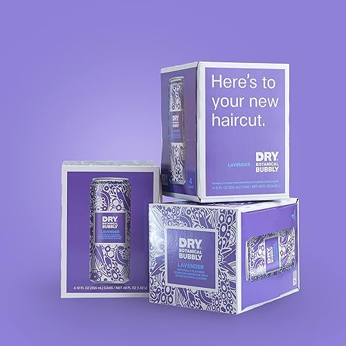 Miniatura 4 de Dry Lavanda no alcohólica Botánica Bubbly I 4 ingredientes limpios I deliciosa manera de ser sobrio y social I Zero Proof Mocktail mezclador I Craft