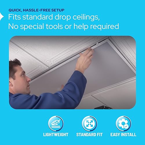 Miniatura 6 de KastLite Panel de iluminación prismático acrílico transparente  23.75 x 47.75 pulgadas  Panel de techo de 0.125 pulgadas de grosor  Cubiertas de luz