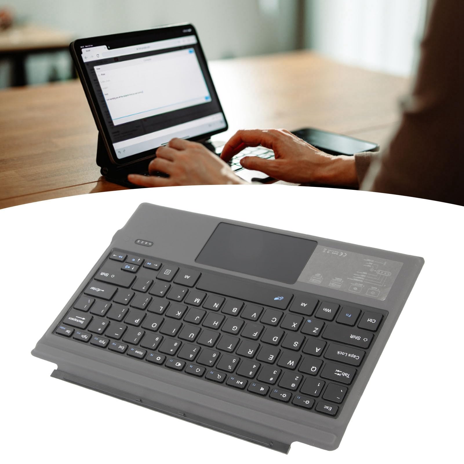 Ejoyous Teclado Bluetooth Magnético para Pro 3-7, Escritura Silenciosa