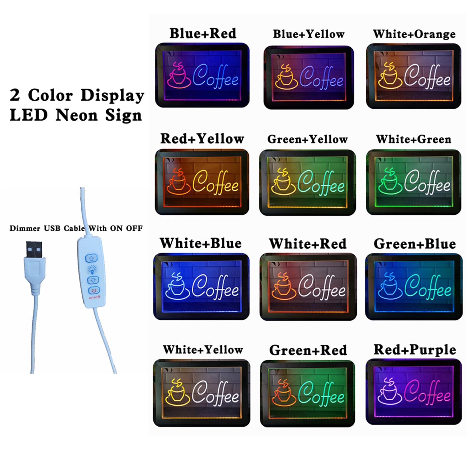 Insegna al Neon a LED per Bar, Decorazioni per Bottiglie di Cocktail di Vino USB Cornice per Foto in Legno Lampada da Tavolo luci al Neon luci notturne da scrivania,Green Red,32x22cm