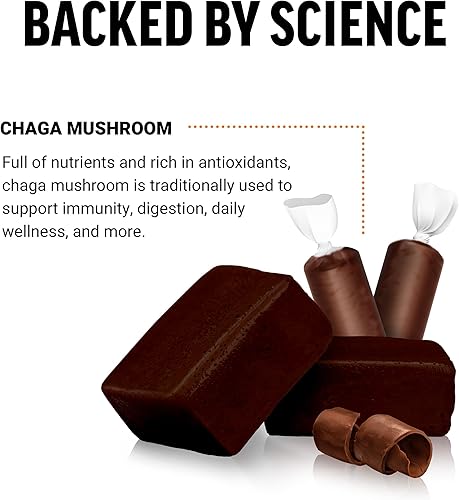 Miniatura 3 de FORCE FACTOR Modern Mushrooms Soft Chews, suplemento de hongos Chaga para apoyar la inmunidad, la digestión y la salud intestinal, suplemento