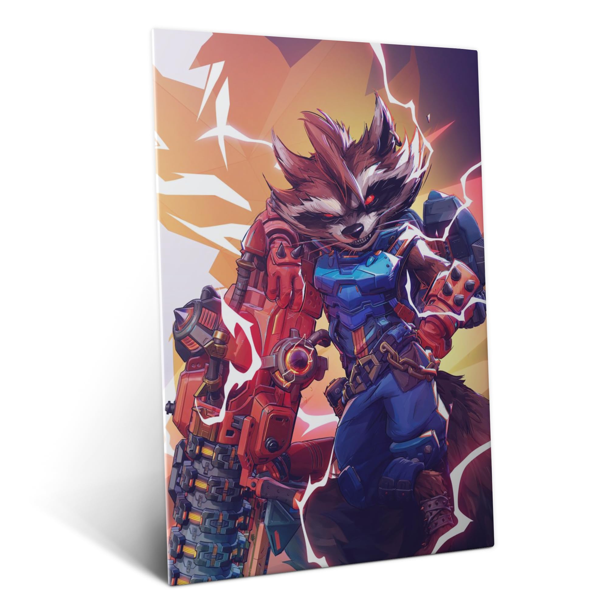 Displate Metal Poster Marvel Rivals Rocket Raccoon Wall Art L
