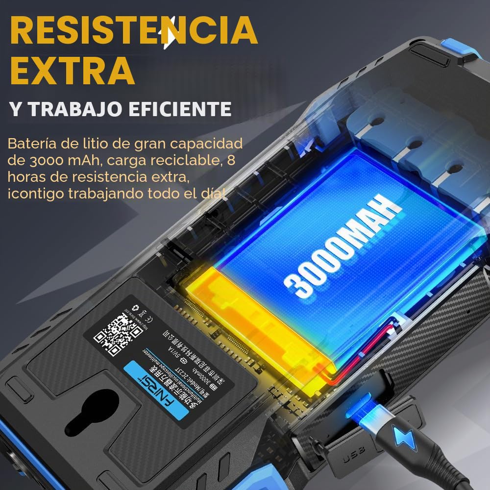 Osciloscopio Multímetro 3 en 1 USB 2 Canales 10MHz Ancho de Banda 50MSa/s Frecuencia de Muestreo 9999 Recuentos, Con Sonda de Pinza de Cocodrilo Roja Negra Pluma