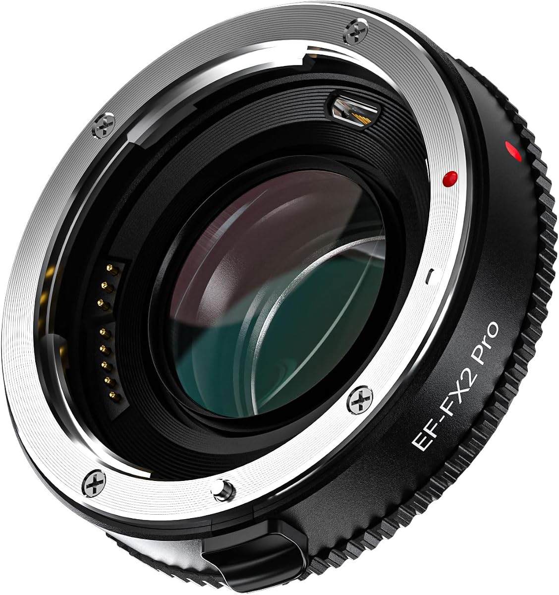 VILTROX EF-FX2 Pro 0.71x Adaptador de lente de aumento de velocidad, enfoque automático EF a Fuji X Mount Converter con control de apertura y EXIF, compatible con lentes Canon EF/EF-S a cámaras Fujifilm X