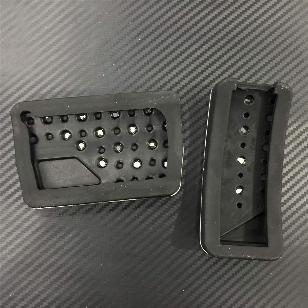 Compatible Car Pedal Cover, Replacement for Jeep Patriot 2011-2015, Stainless Steel Accessory Gas Brake Foot Rest Modified Pedals Pad
