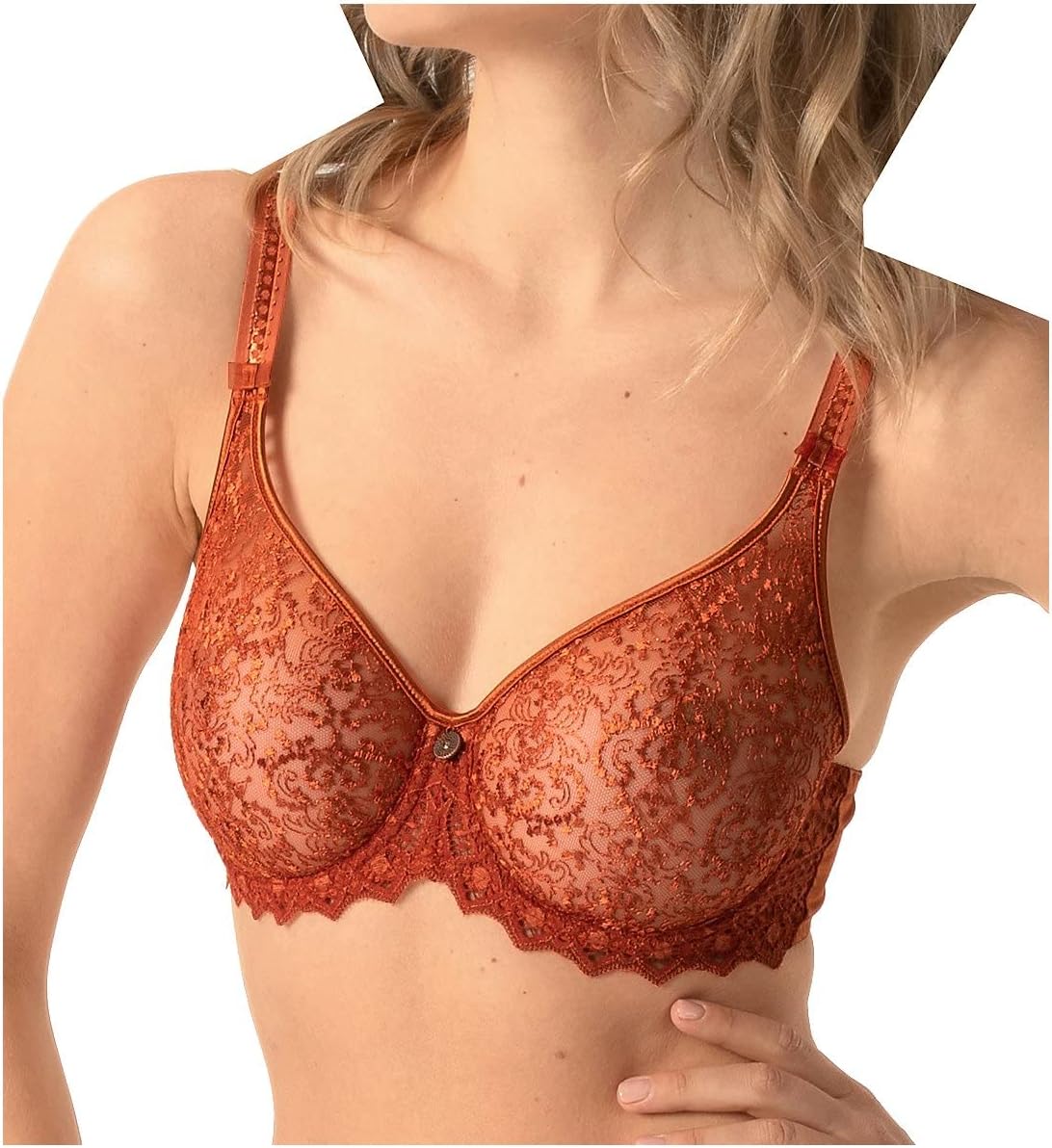 Cassiopee Creamy Beige Invisible Full Cup Bra