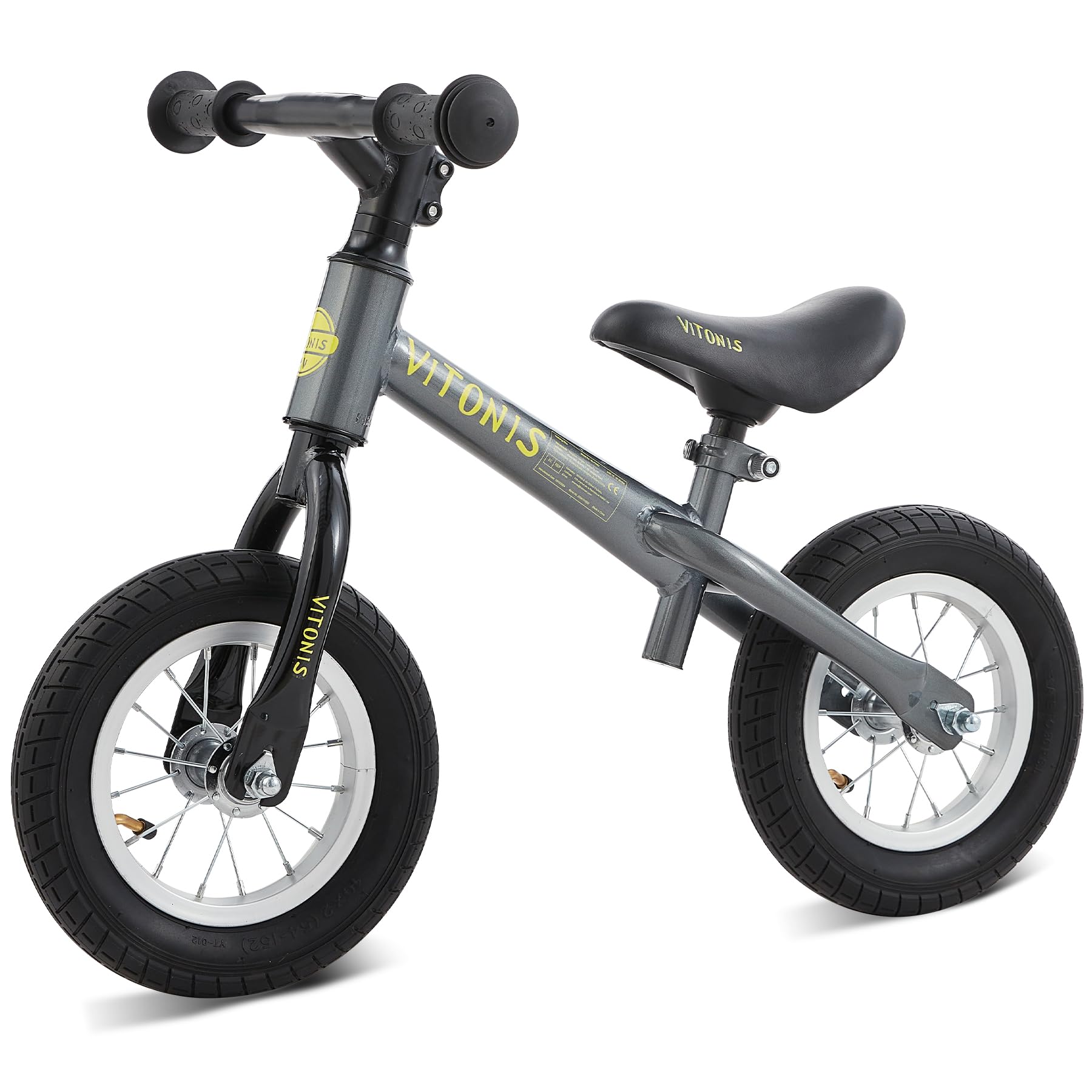 VITONIS balance bike Bicicletta Bambini Senza Pedali per 1,5-4 Anni Fino a 35 Kg, Sedile regolabile, sicuro e ultraleggero per bambini e bambine