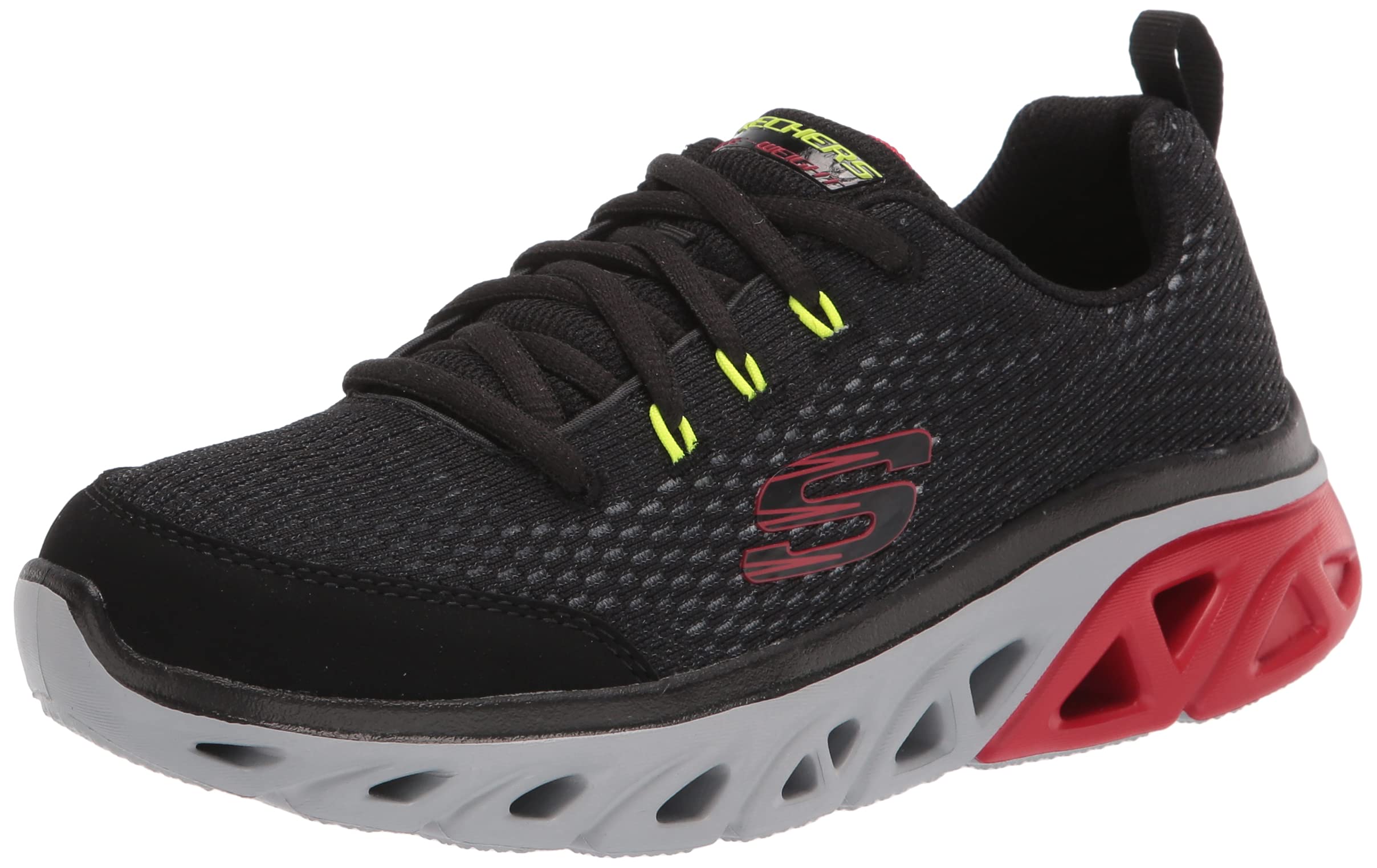 Skechers Sneaker Boys -Glide-Step Sport-403800L-Bkrd-2 Black,Red, Size_1 (B08PQ8CB1Q) Amazon Price History, Amazon Price Tracker