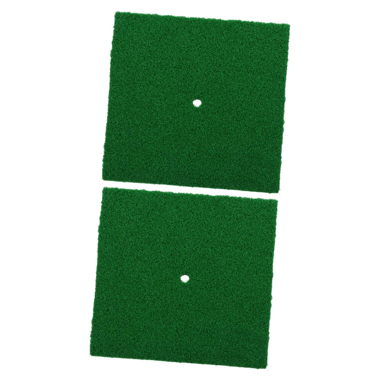 Totority Golf Training Aid 30x30cm Turf Mats Indoor Golf Putting Green Chipping Mat