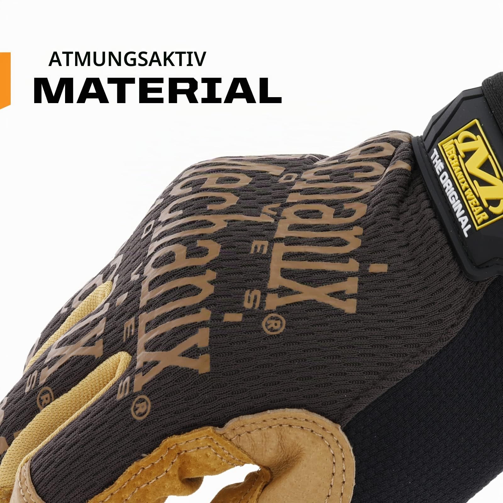 Mechanix Wear - Leather Original Handschuhe (Large, Braun/Schwarz)
