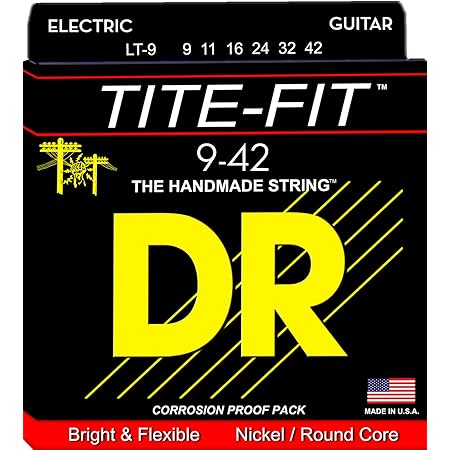 DR Strings Tite Fit Electric Round Core 9-42